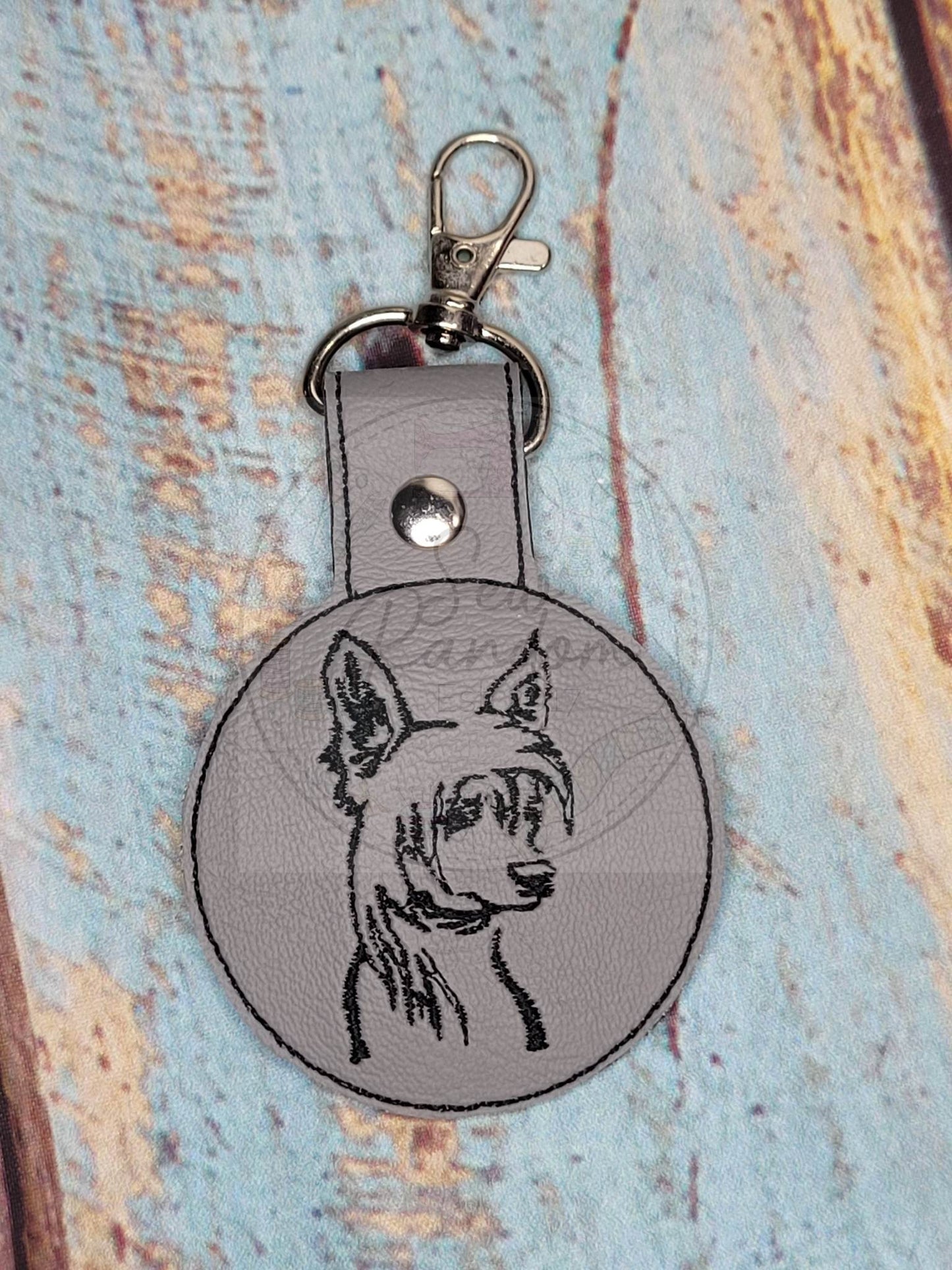 CHINESE CRESTED KEYRING