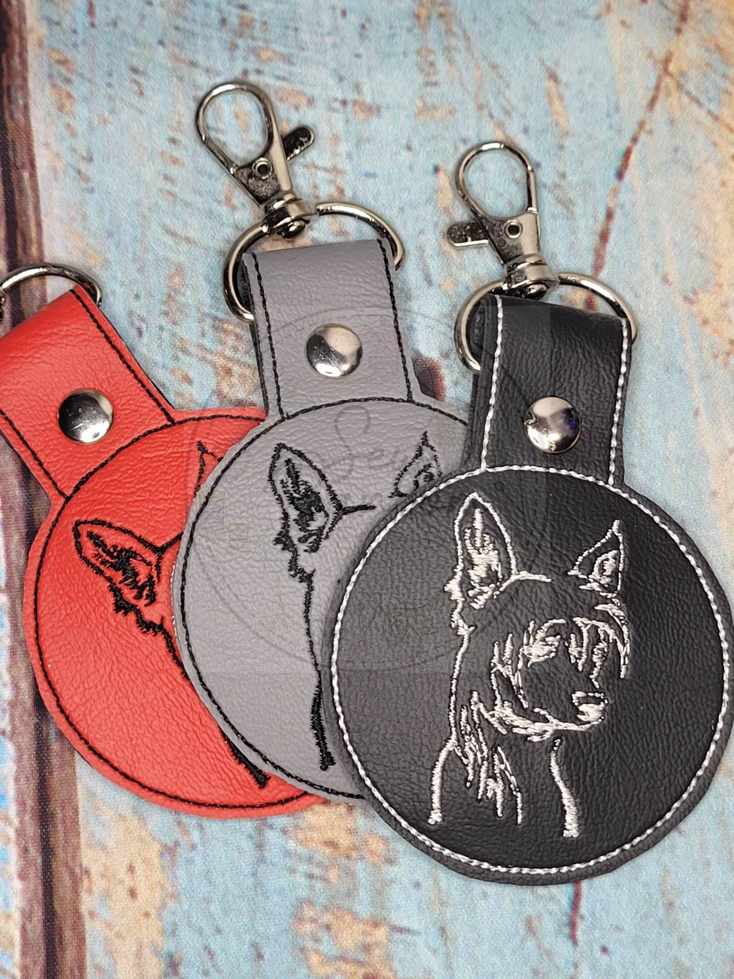 CHINESE CRESTED KEYRING