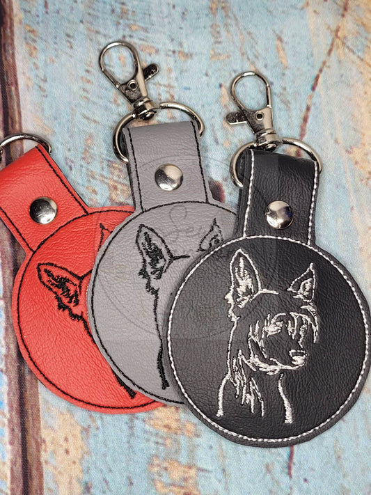 CHINESE CRESTED KEYRING