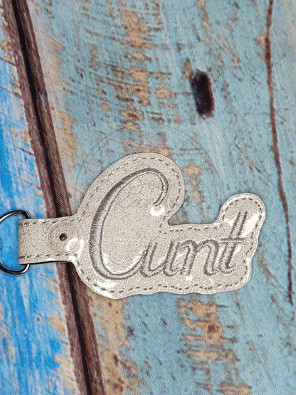 C WORD KEYRING