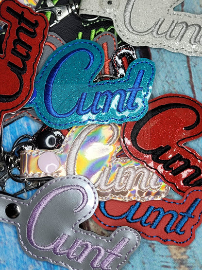 C WORD KEYRING