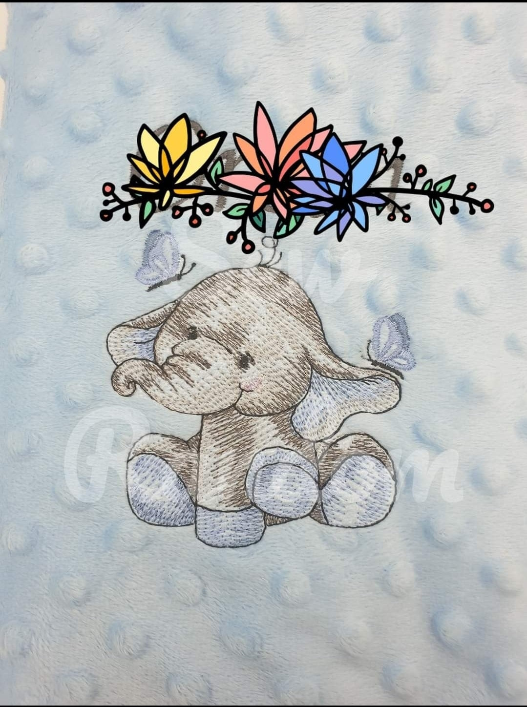 ELEPHANT BABY BLANKET