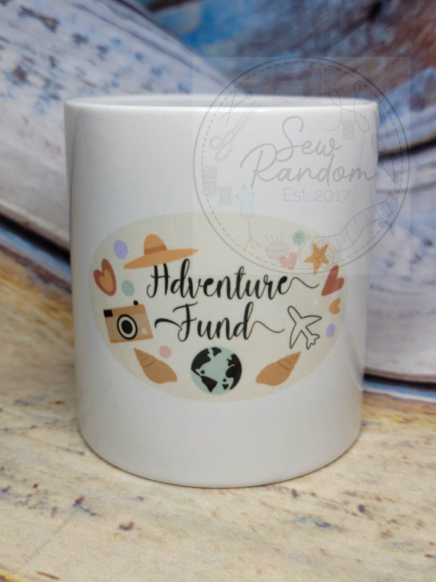 ADVENTURE FUND (COLOURED PRINT) MONEY BOX