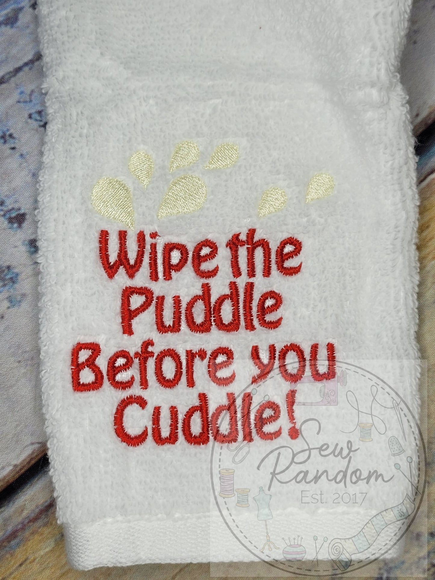 WIPE THE PUDDLE WASH CLOTH