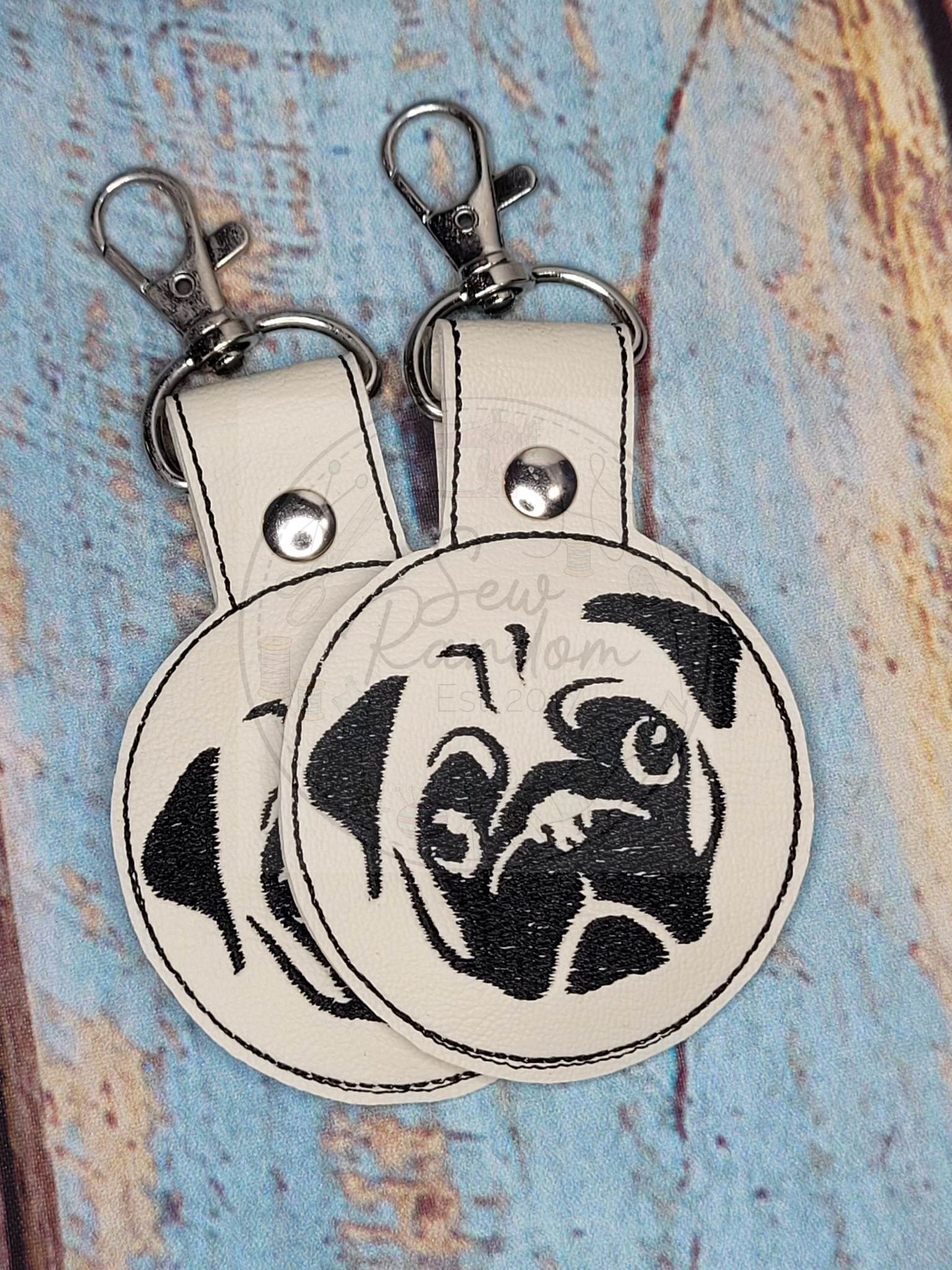 PUG KEYRING