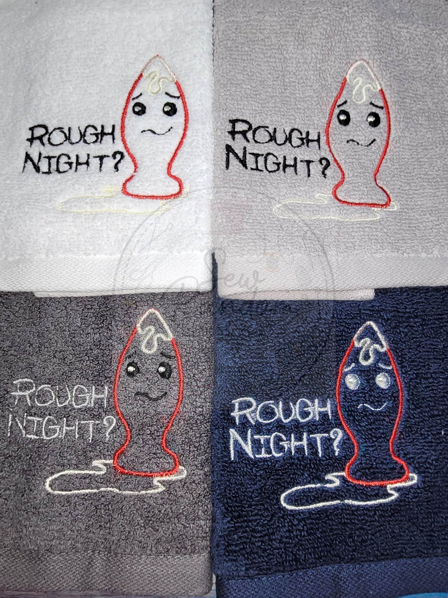 ROUGH NIGHT? NOVELTY WASH CLOTHS