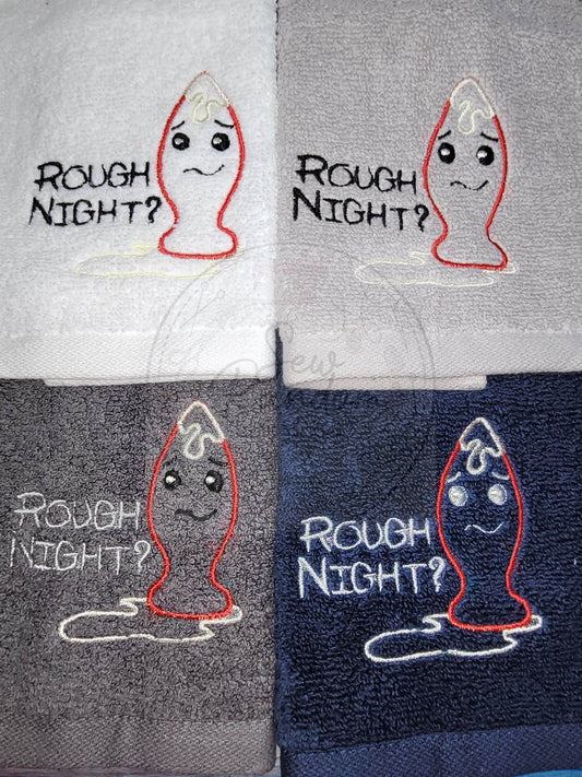 ROUGH NIGHT? NOVELTY WASH CLOTHS