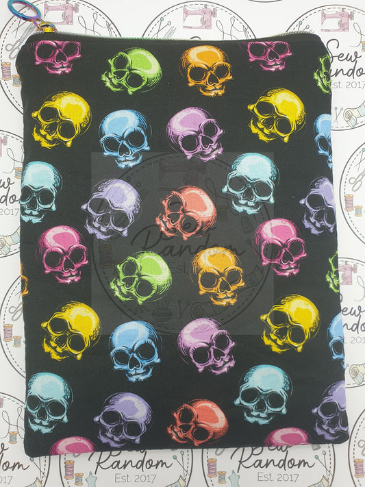 SKULLS BOOK SLEEVE - PAPERBACK