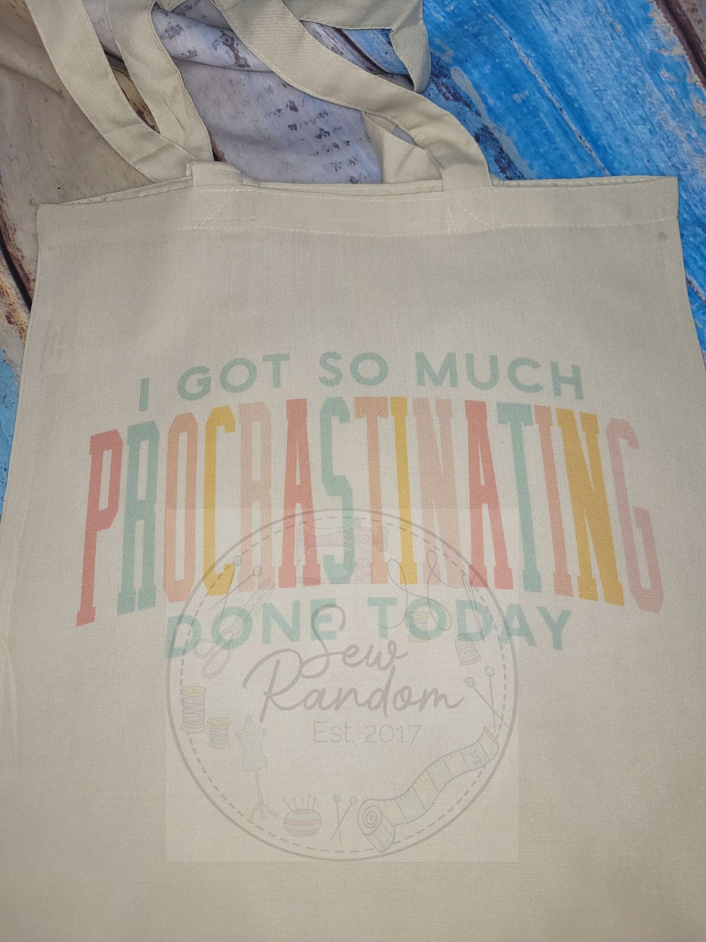 PROCRASTINATING TOTE BAG