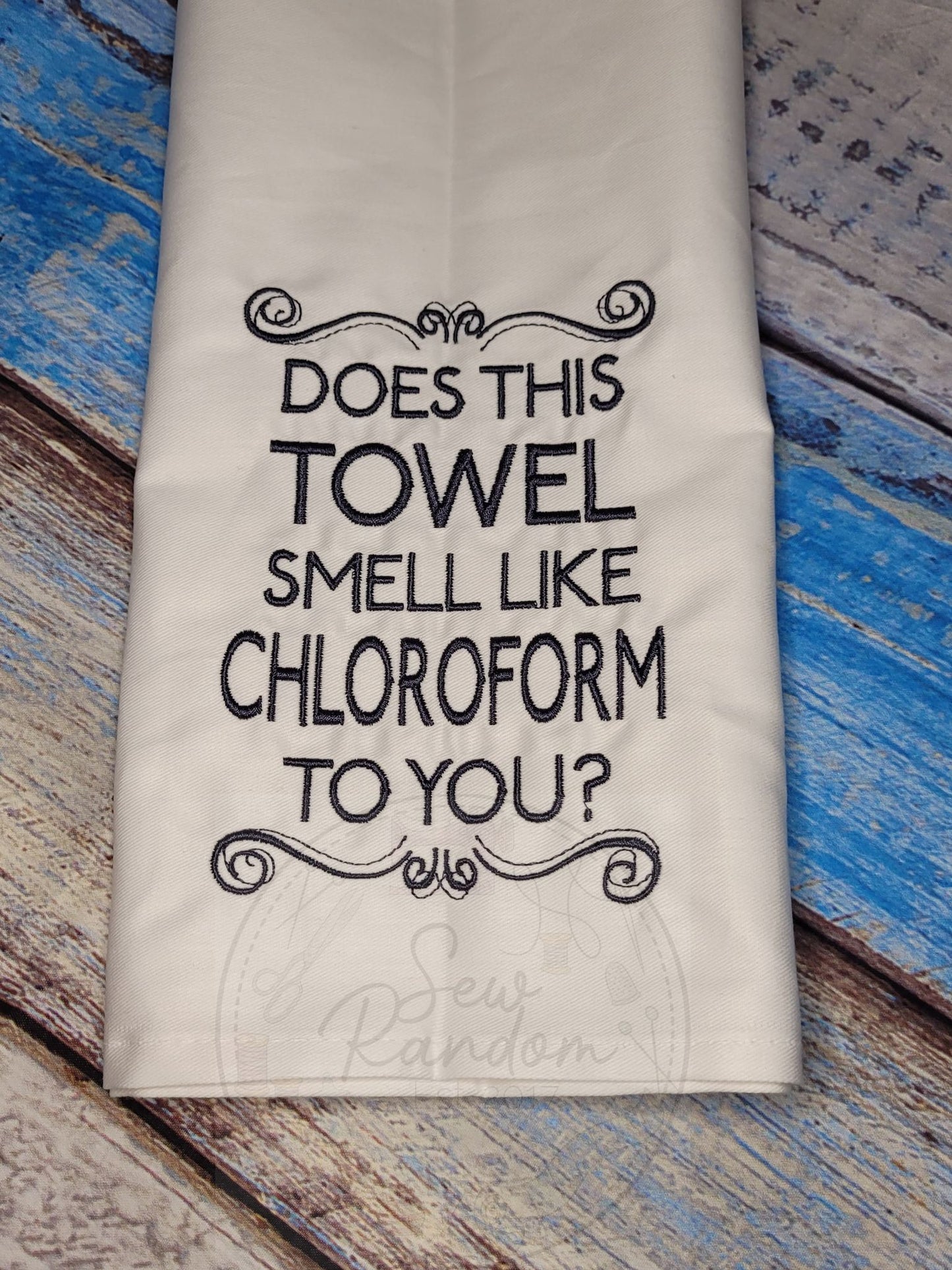 CHLOROFORM TEA TOWEL