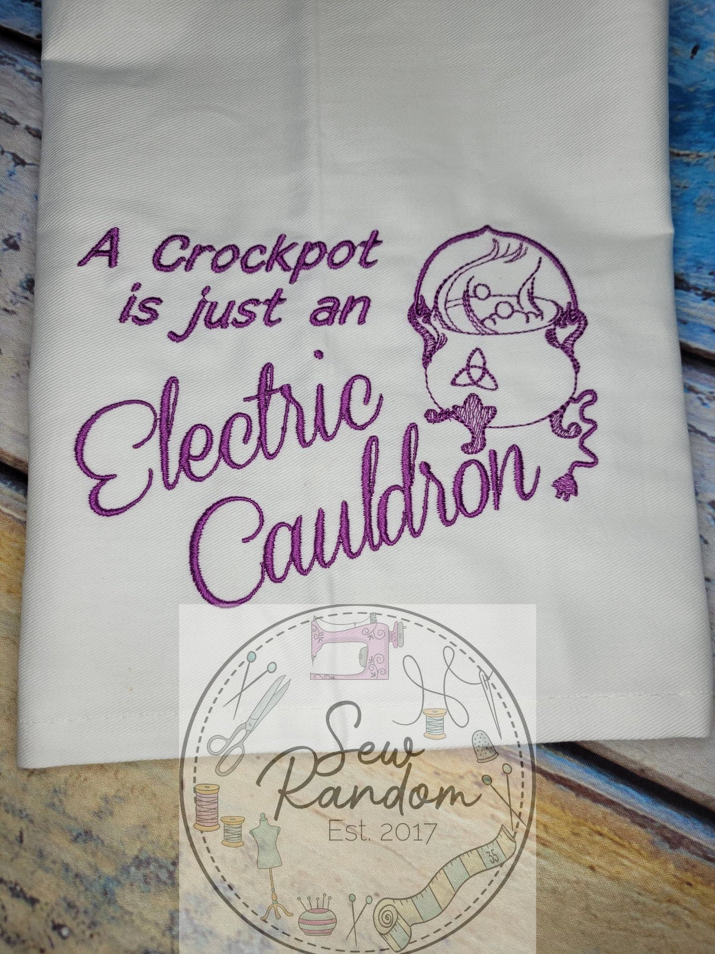 ELECTRIC CAULDRON TEA TOWEL