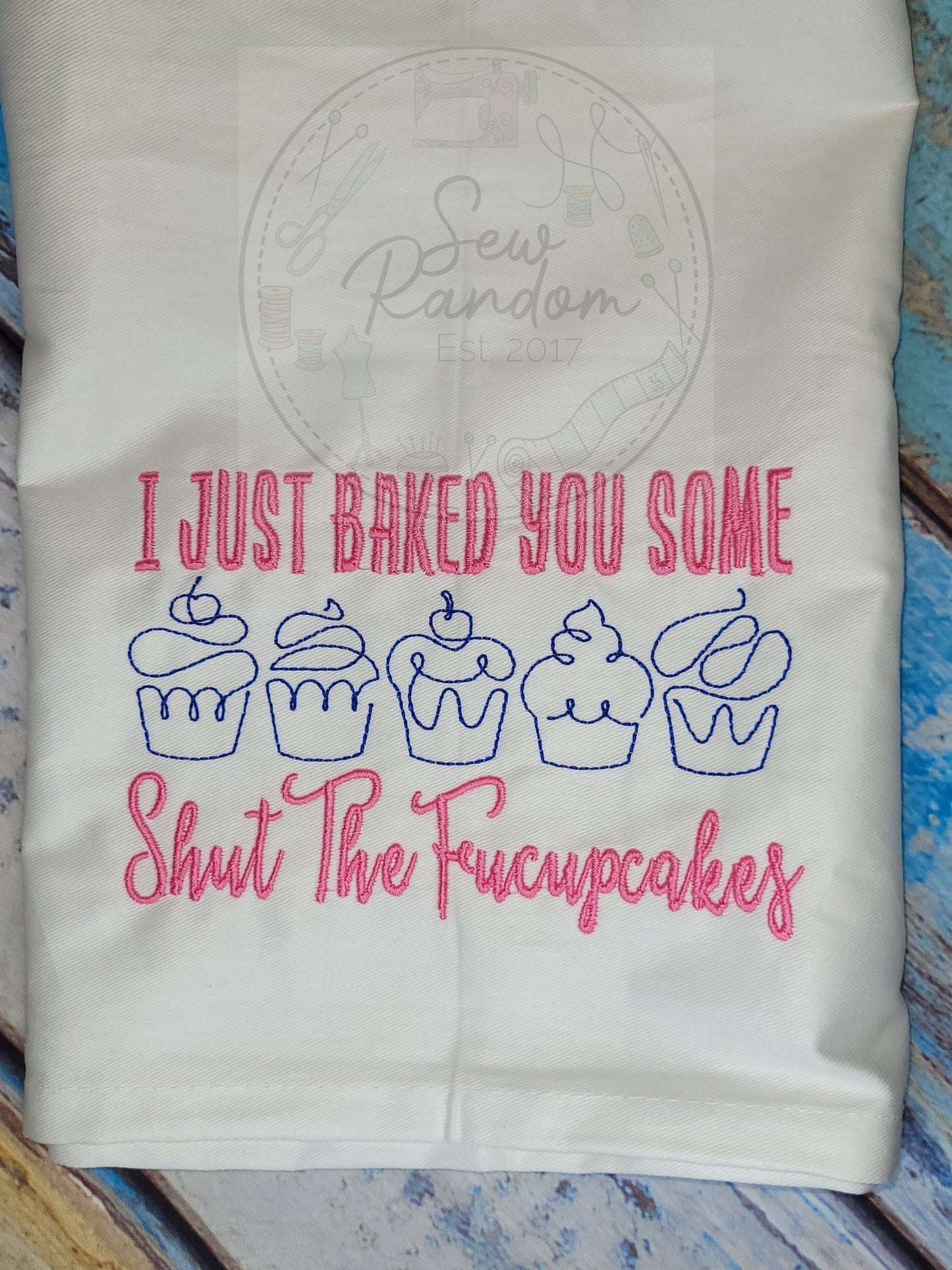 SHUT THE FUCUPCAKES TEA TOWEL