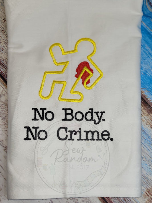 NO BODY TEA TOWEL