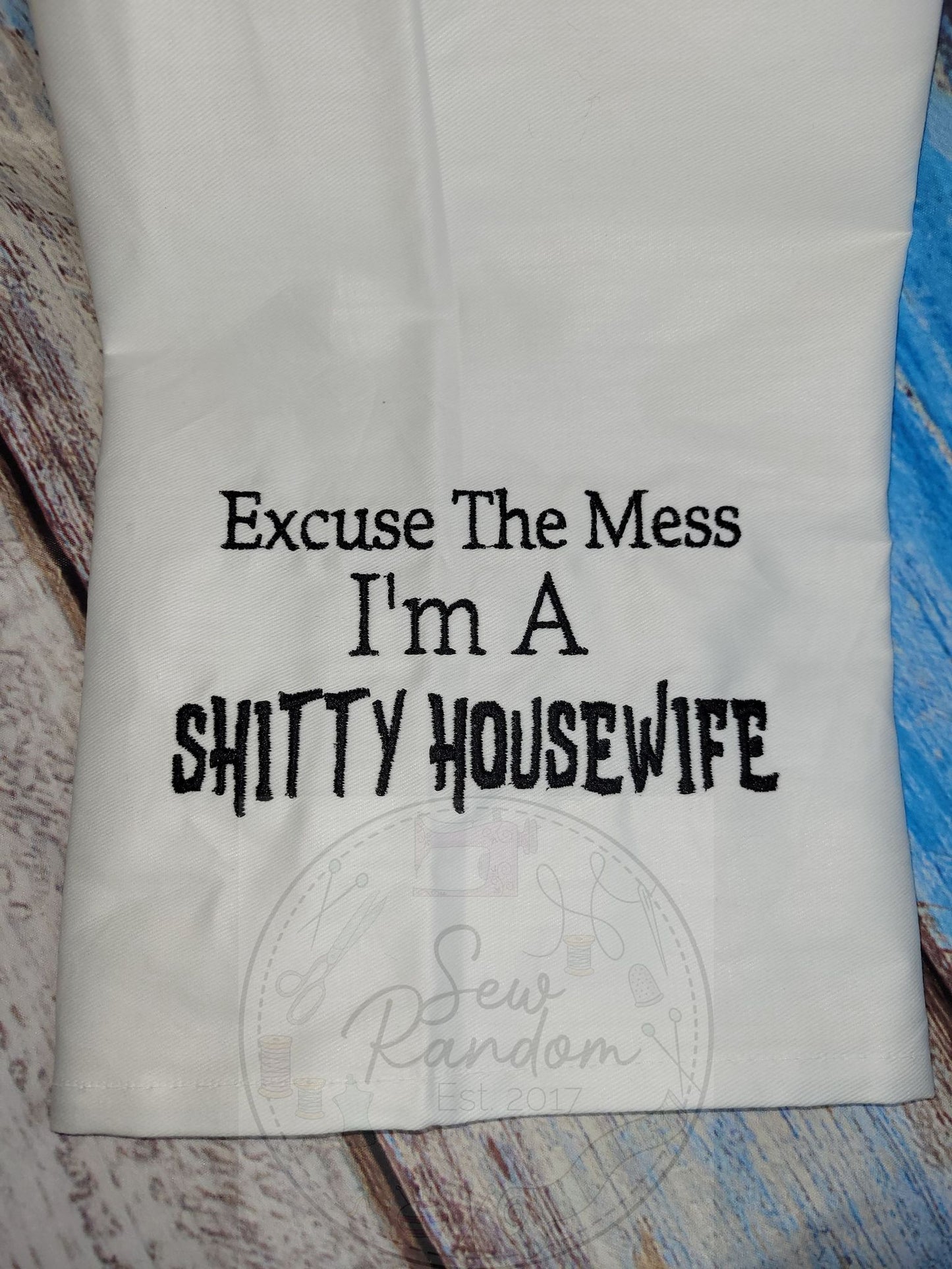 SHITTY HOUSEWIFE TEA TOWEL