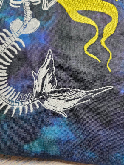 MERMAID GLOW IN THE DARK BOOK SLEEVE - YELLOW