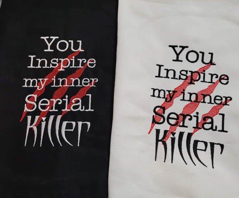 SERIAL KILLER TEA TOWEL