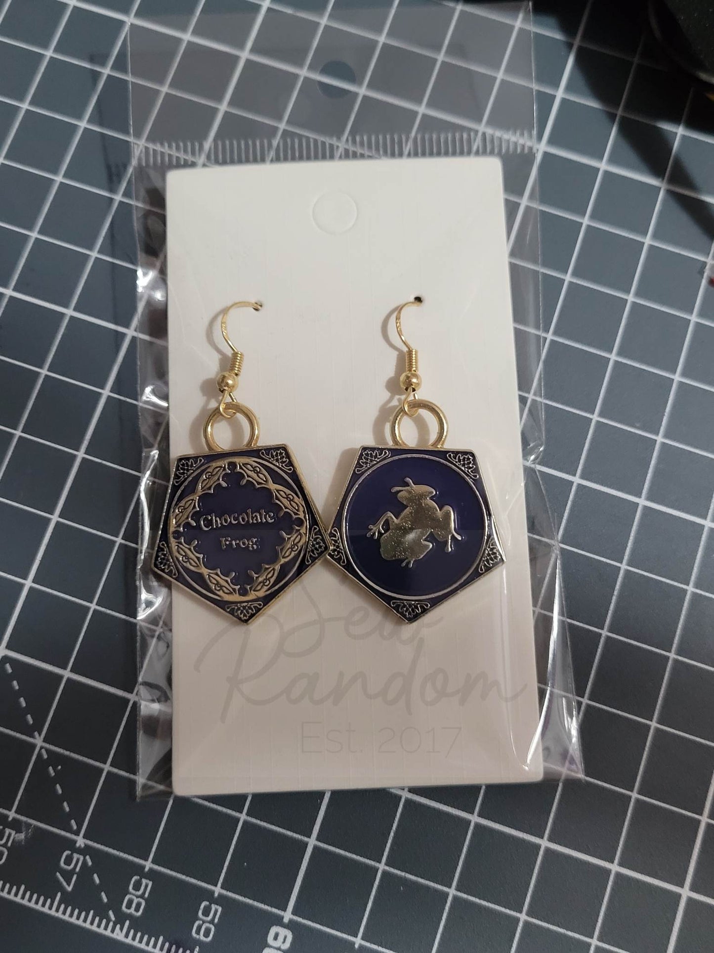 CHOCOLATE FROG BOX EARRINGS