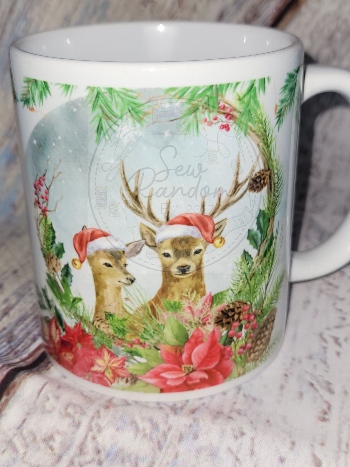 CHRISTMAS REINDEER MUG