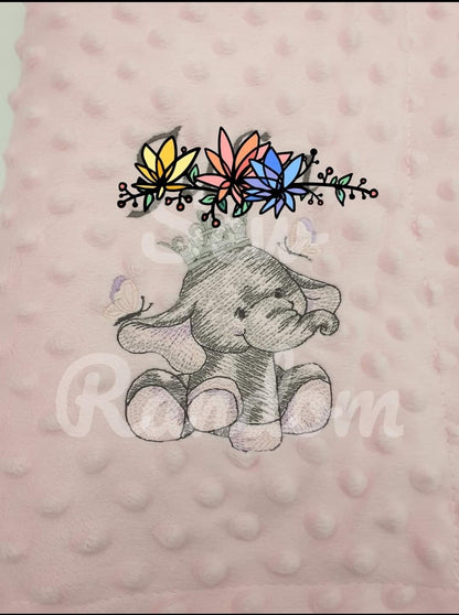 ELEPHANT BABY BLANKET