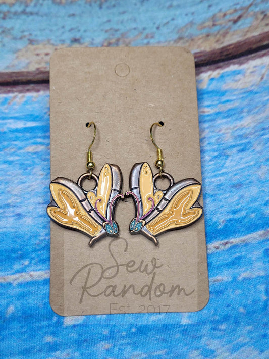 FLUTTERBY TOAST EARRINGS