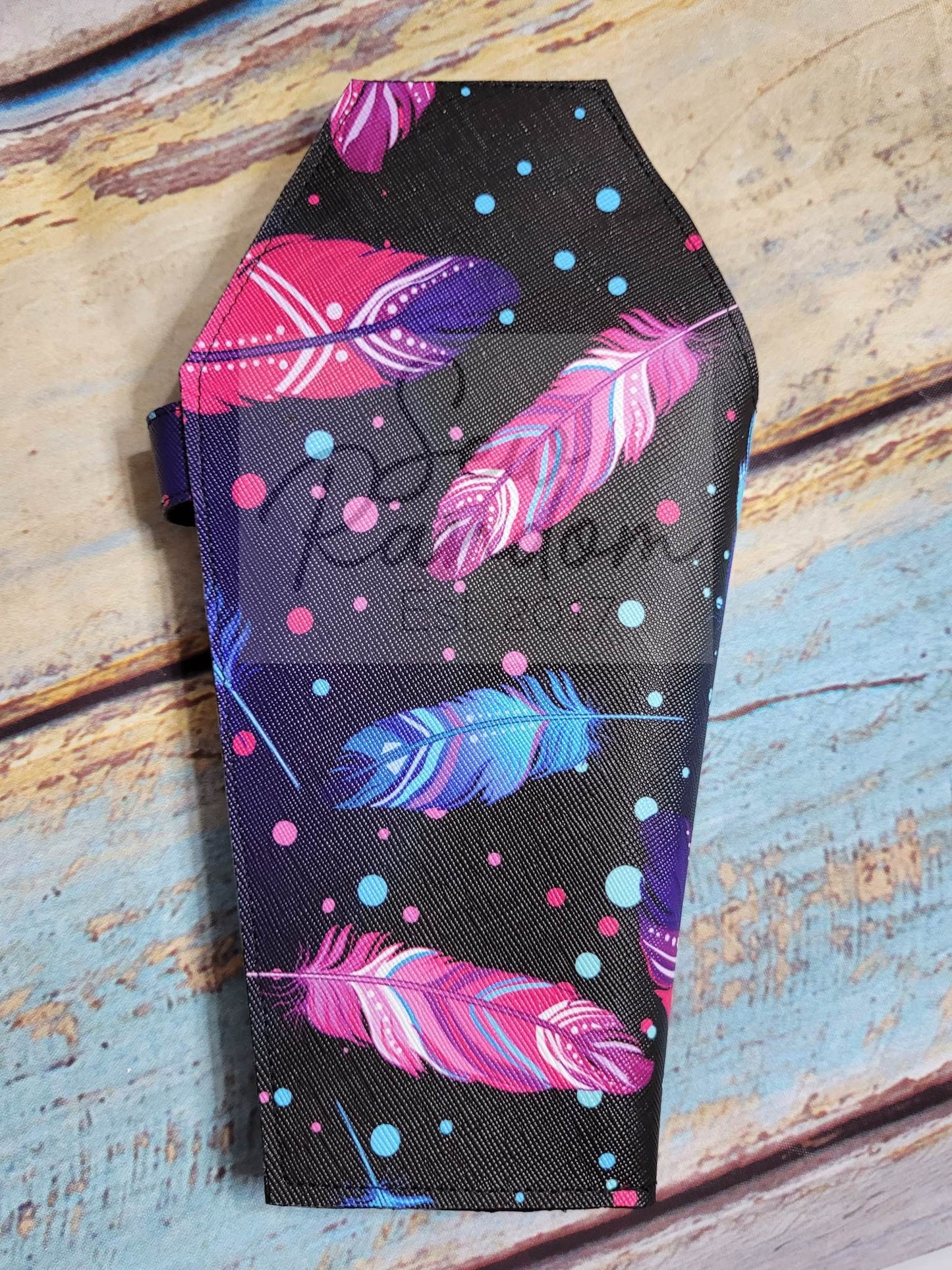 FEATHER COFFIN WALLET