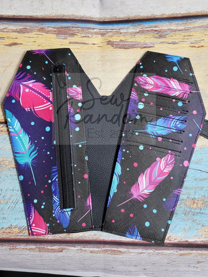 FEATHER COFFIN WALLET