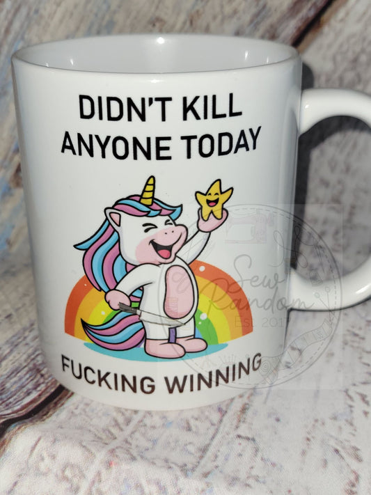 FUCKING WINNING MUG