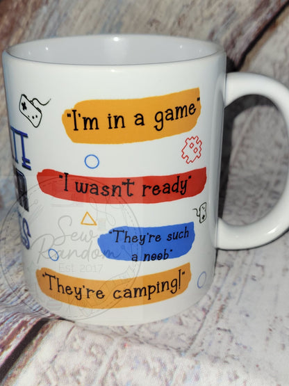 BLUE GAMER EXCUSES MUG