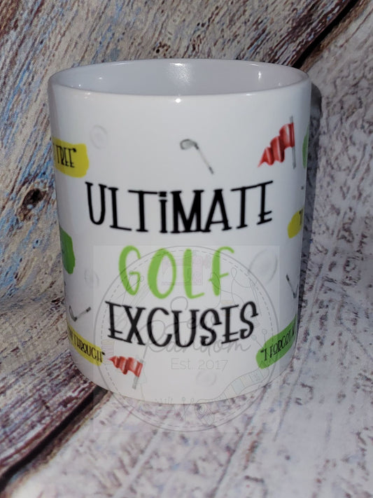 GOLF EXCUSES MUG