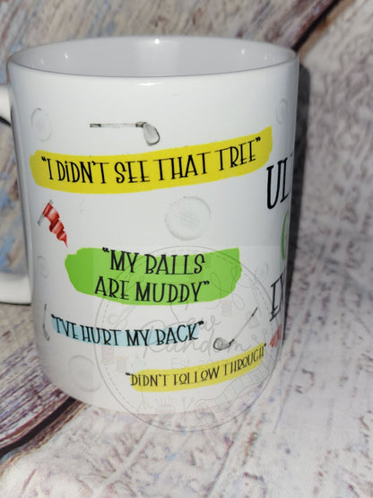 GOLF EXCUSES MUG