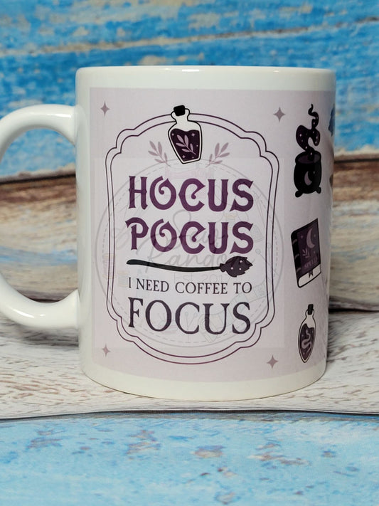 HOCUS POCUS WITH BORDER MUG