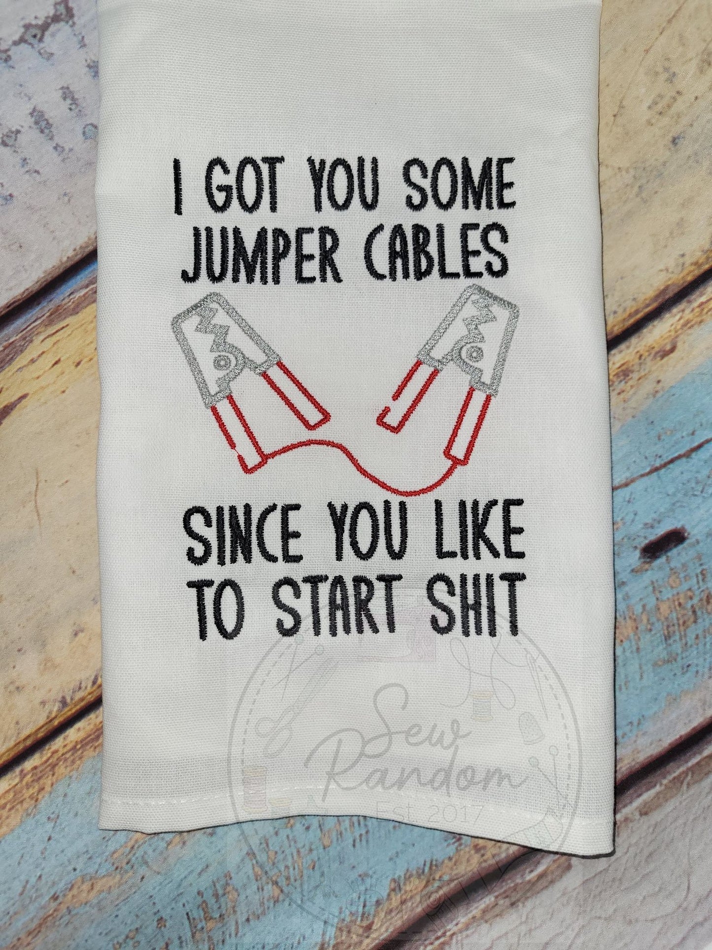 JUMP START TEA TOWEL