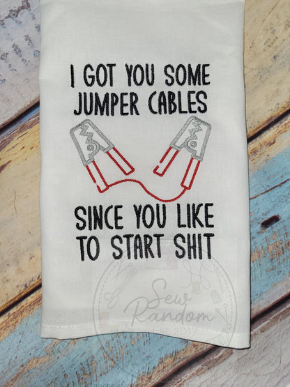 JUMP START TEA TOWEL