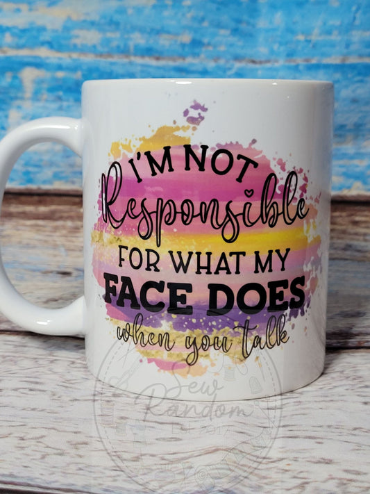 NOT RESPONSIBLE MUG