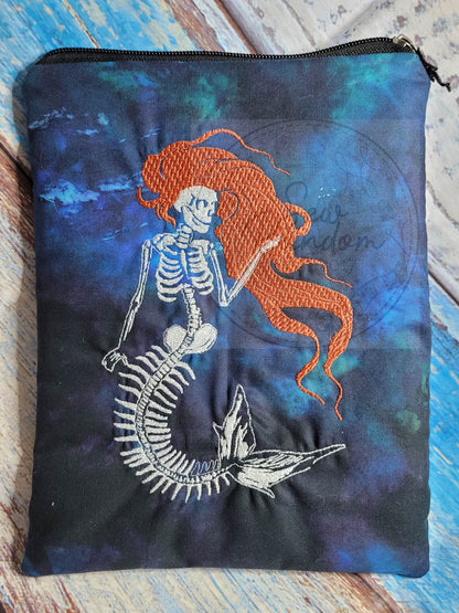 MERMAID GLOW IN THE DARK BOOK SLEEVE - ORANGE