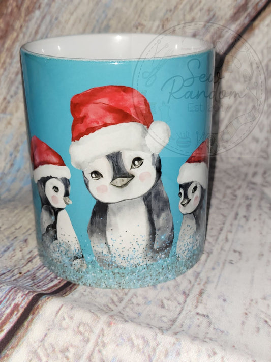 CHRISTMAS PENGUINS MUG