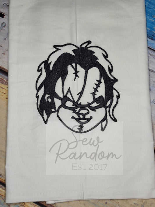 REDUCED CHUCKY TEA TOWEL