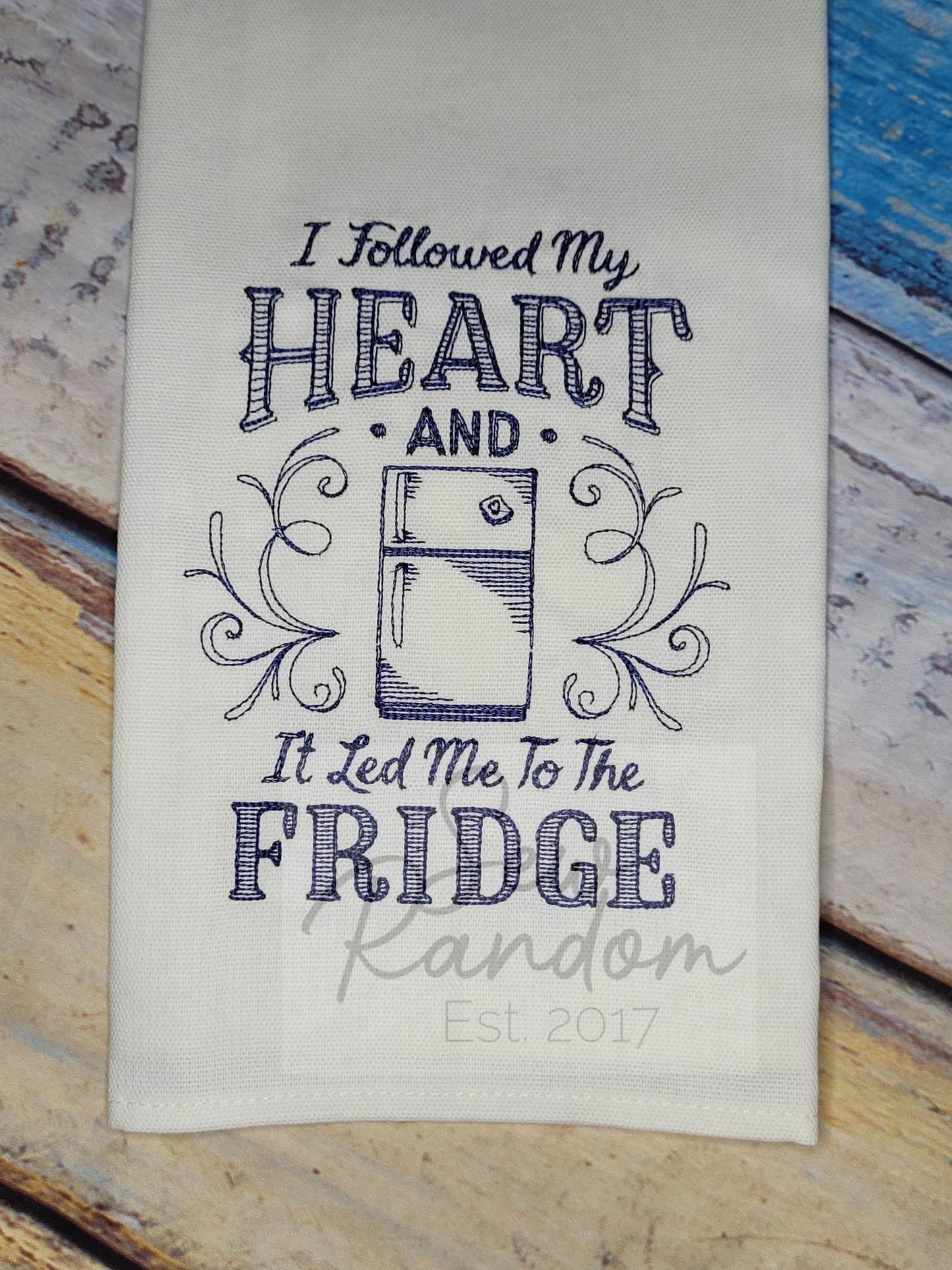 REDUCED FRIDGE TEA TOWEL