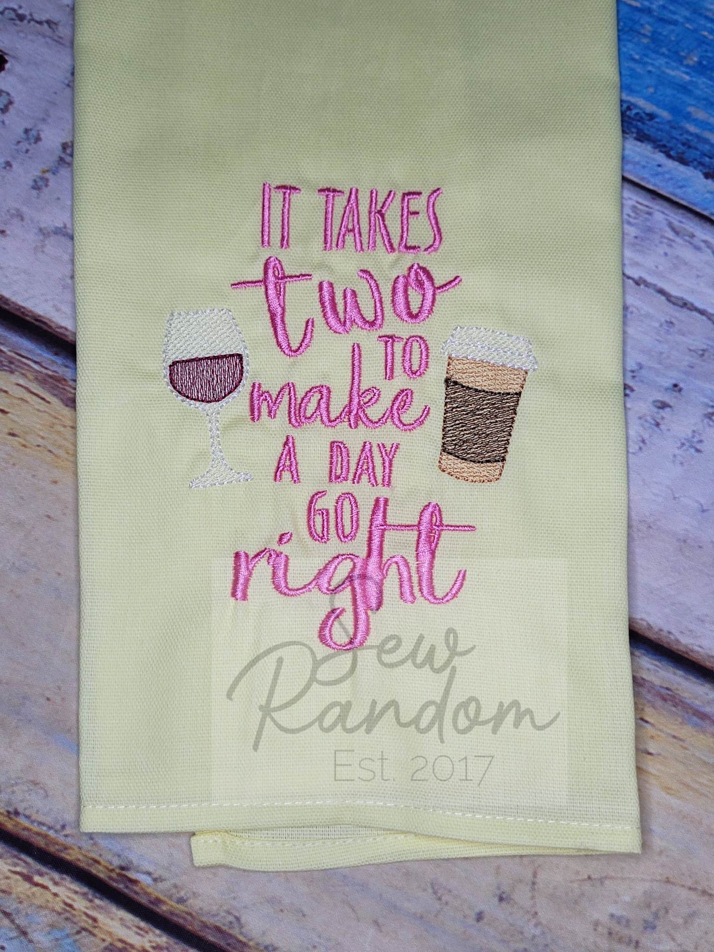 REDUCED TAKES TWO TEA TOWEL