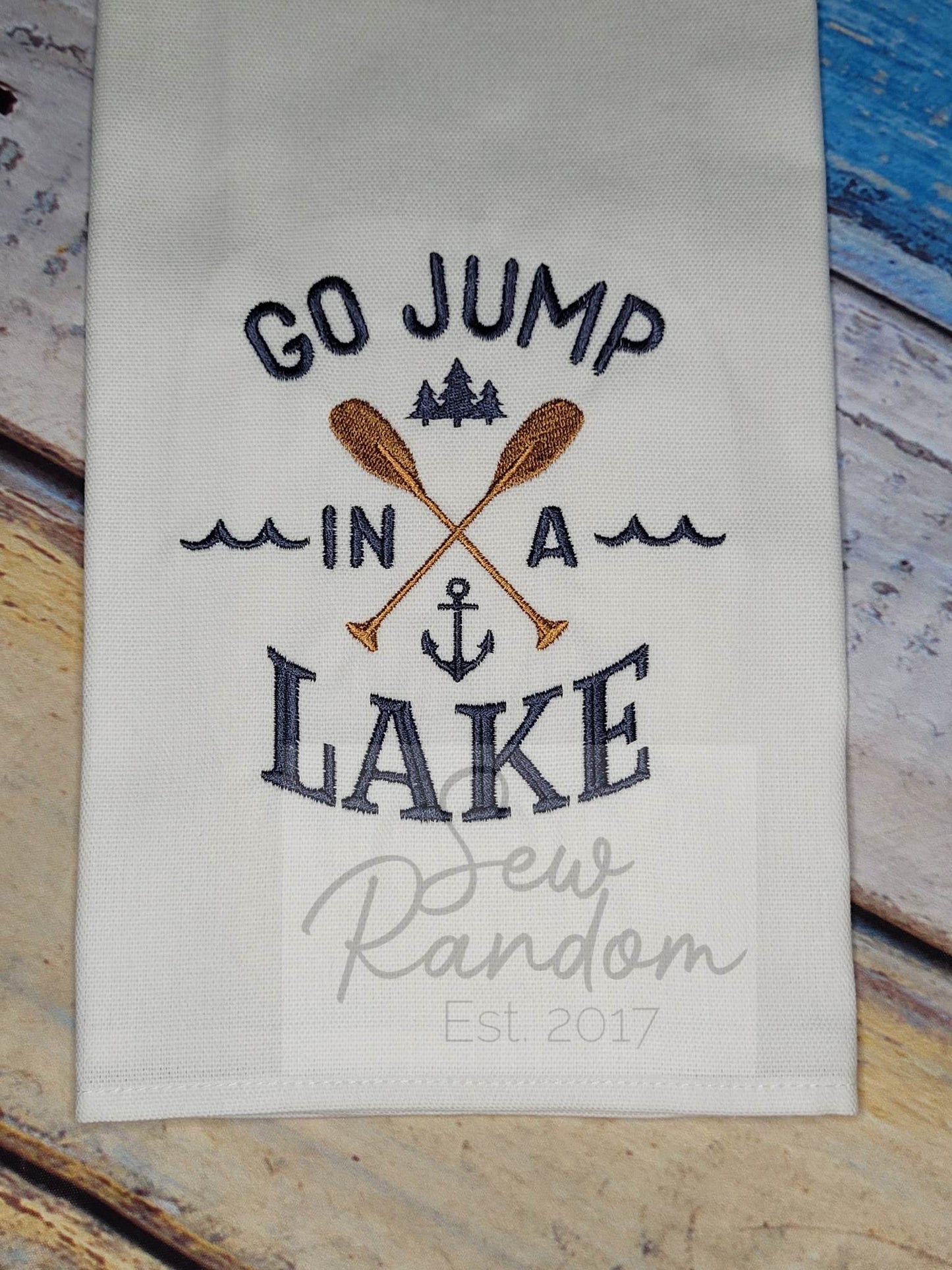 REDUCED LAKE TEA TOWEL