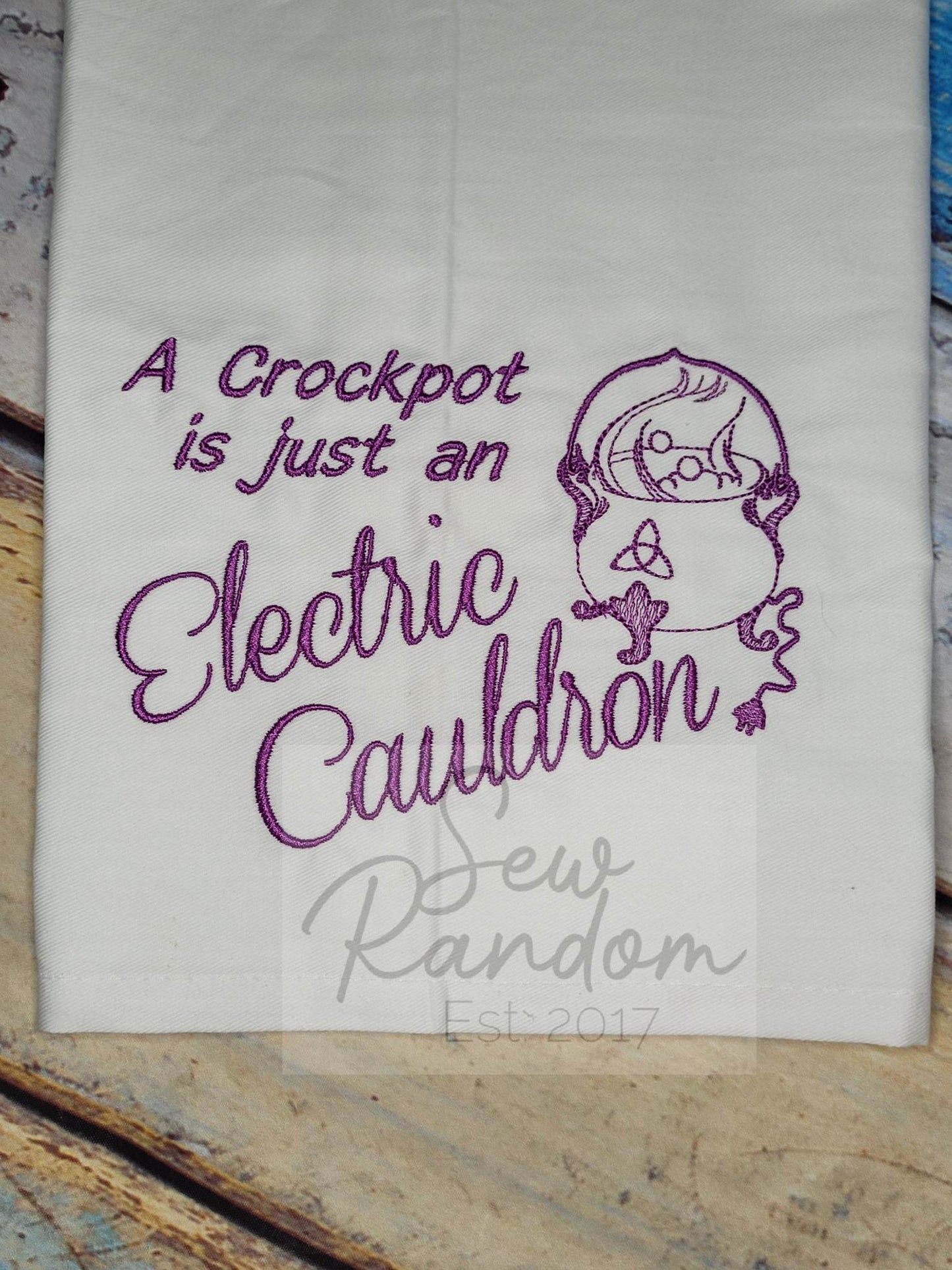 REDUCED CAULDRON TEA TOWEL