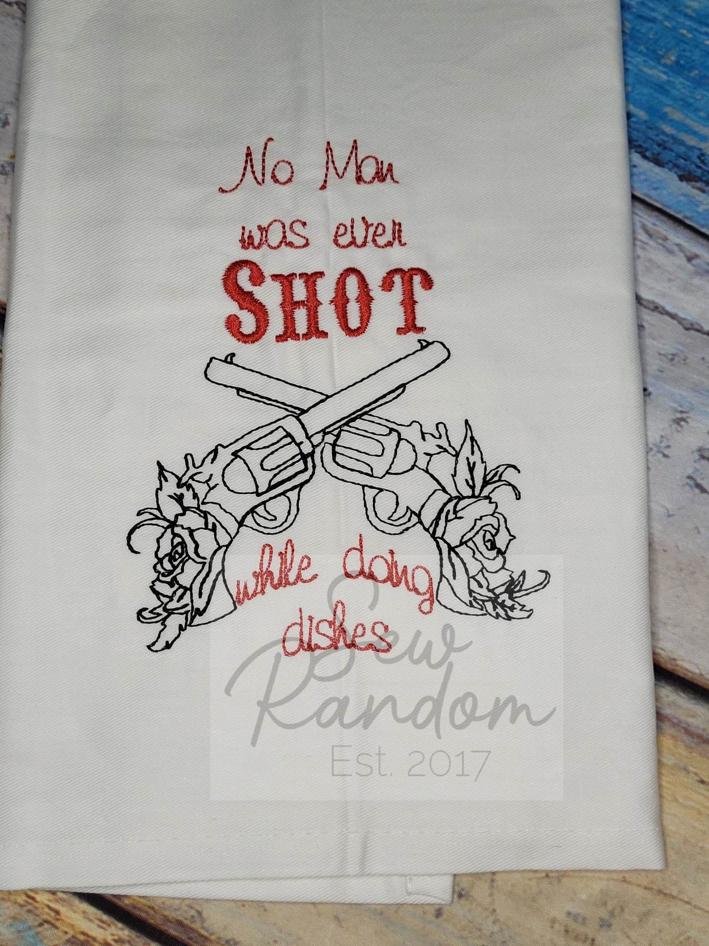 REDUCED SHOT TEA TOWEL