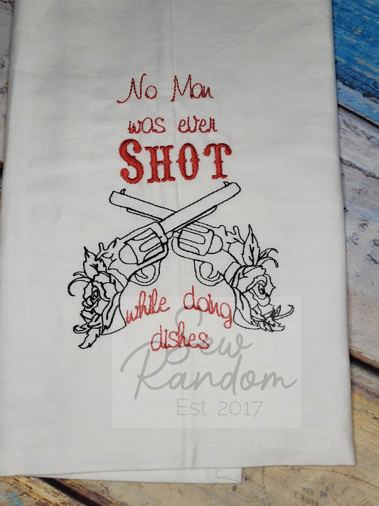 REDUCED SHOT TEA TOWEL