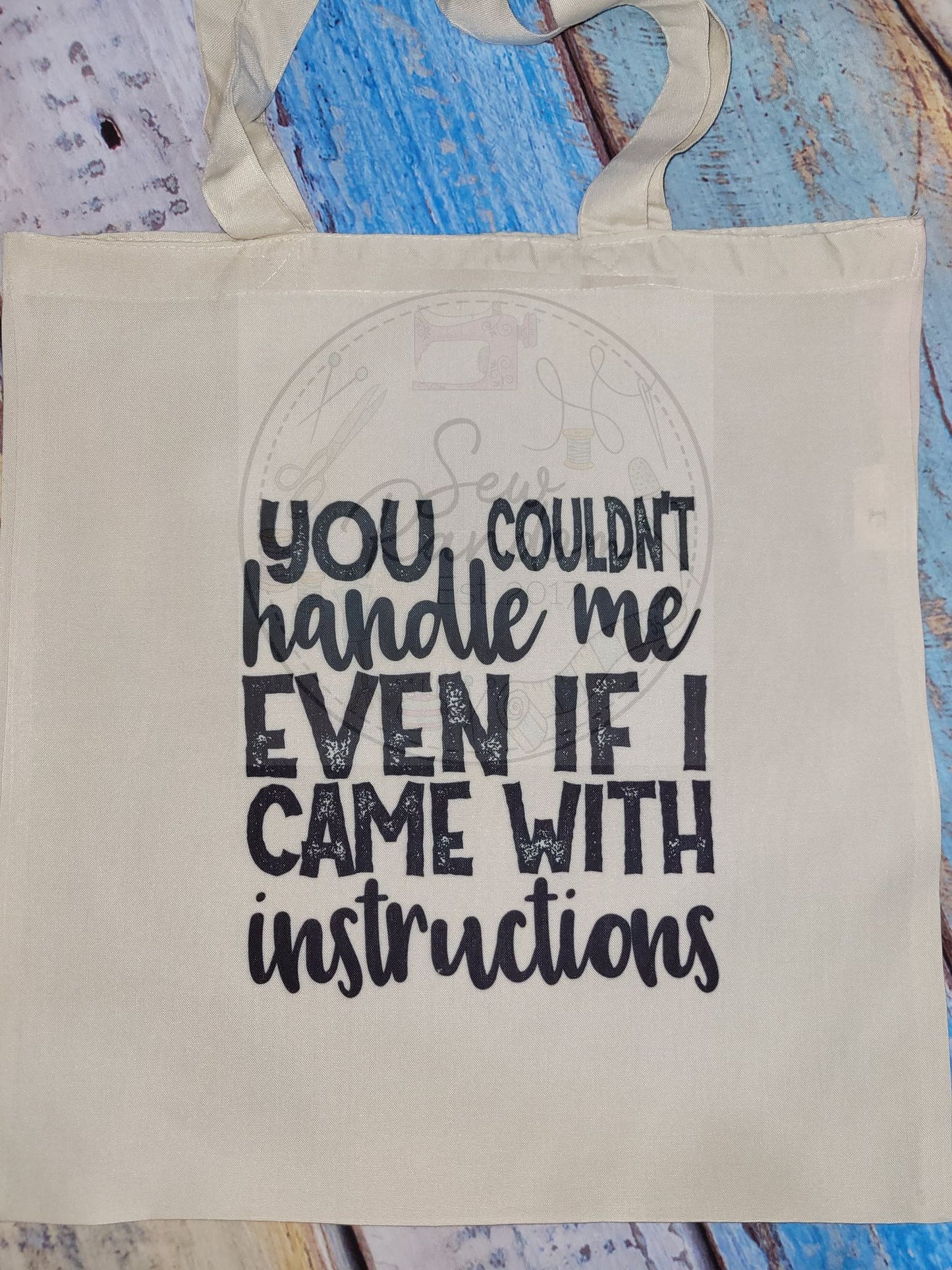 INSTRUCTIONS TOTE BAG